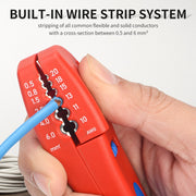 IWE-428 Cable Knife with Stripping function integrated in the housing Working range 20-10 AWG (0.5-6 mm²) Cable Stripper & Wire Cutters IWISS TOOLS