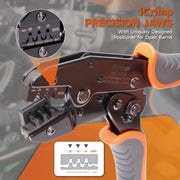 IWS-20DS Ratchet Deutsch Crimp Tool for DT Connector, Deutsch Open barrel Terminal Wire Crimping Tool for AWG20,18,16 Hand Crimping Pliers iCrimp