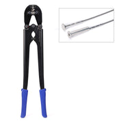 IWS-2316LR 22 Inch Stainless Steel Swage Stud Crimper for 1/8" to 3/16" Stainless Steel Wire Rope Tensioners Wire Rope Swaging Tools iCrimp