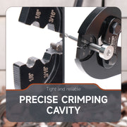 IWS-2316LR 22 Inch Stainless Steel Swage Stud Crimper for 1/8" to 3/16" Stainless Steel Wire Rope Tensioners Wire Rope Swaging Tools iCrimp