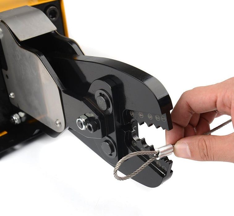 AM-116 Pneumatic Wire Rope Crimping Tool for Copper & Aluminum Oval Duplex Sleeves Ferrules