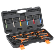 KIT-DC01 Closed Barrel Crimper, Stamped Contacts Crimper and Weather Pack Terminal Crimper Tool Kit w/Extraction Tools-12pcs included Hand Crimping Pliers iCrimp