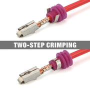 IWS-1420D Weather-Pack/Metri-Pack Crimping Tool, 20-14 AWG Wire Crimper for Delphi Packard Sealed & Unsealed Terminals Hand Crimping Pliers iCrimp