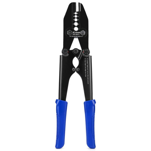 IWS-0801C Heavy Duty Copper Lug Crimping Tool for AWG 8,6,4,2,1 Gauge Battery Cable Ring Terminal Ends with Built-in Cable Cutter