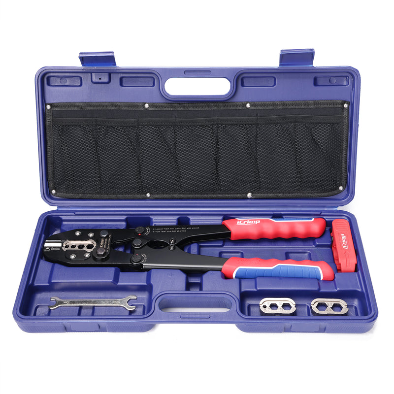 Conjunto de ferramentas de crimpagem de terminais de cabos de bateria IWS-0840S