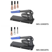 IWS-1040DTS/IWS-0801DTS Cable Lug Crimper Bench Mount Type for Battery Cable Lugs and Copper Wire Lug AWG 1/0, 2/0, 3/0, 4/0 Hand Crimping Pliers IWISS TOOLS