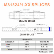 IWS-1226L Crimping Tools for Raychem TE Miniseal Low Profile Environmental Splices M81824/1-XX from AWG 26-12 Hand Crimping Pliers iCrimp