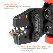 IWS-1226L Crimping Tools for Raychem TE Miniseal Low Profile Environmental Splices M81824/1-XX from AWG 26-12 Hand Crimping Pliers iCrimp