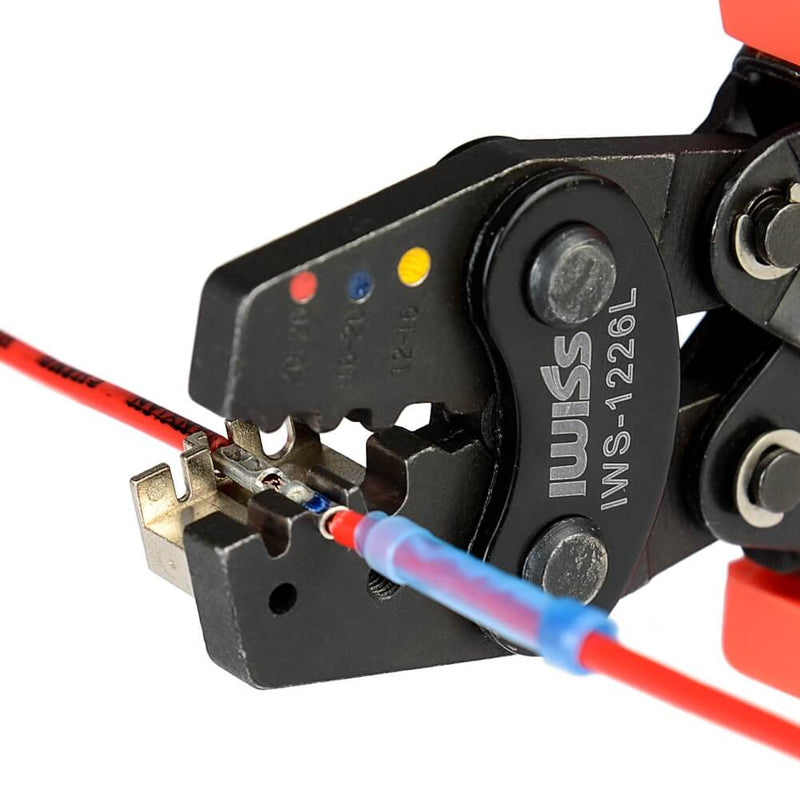 IWS-1226L Crimping Tools for Raychem TE Miniseal Low Profile Environmental Splices M81824/1-XX from AWG 26-12 Hand Crimping Pliers iCrimp