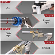 IWS-1232-3-B Hydraulic Axial Pressing Sliding Tool For S3.2 S4 PEX/PAP Pipe PEX Pipe Tools IWISS