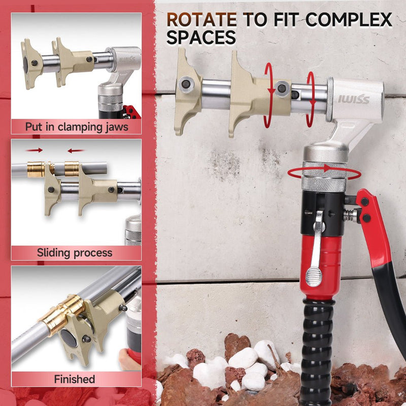 IWS-1232-3-B Hydraulic Axial Pressing Sliding Tool For S3.2 S4 PEX/PAP Pipe PEX Pipe Tools IWISS