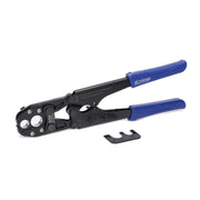 IWS-1234N Pex Pipe Crimping Tool with Convertible 1/2" and 3/4" Jaws for Copper Ring, meets ASTM 1807 Standard PEX Pipe Tools iCrimp