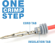 IWS-1424BN Weather Pack Crimp Tool for AWG 24-14 Crimping Delphi APTIV Weather Pack Terminals or Metri-Pack Connectors Hand Crimping Pliers iCrimp