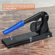 IWS-1608DTS/IWS-1608DT Bench Mount Type Swaging Tool for Crimping Aluminum Wire Rope End Sleeve, Duplex, Oval Sleeves Wire Rope Swaging Tools iCrimp