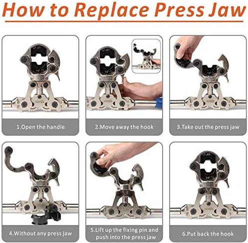 How to replace press jaw