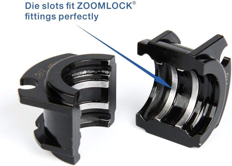 IWS-1632AF-ZL 7 RLS/Zoomlock Fitting Press Tool Copper Fitting Crimping Tool, 1/4" 5/16" 3/8" 1/2" 5/8" 3/4" 7/8" Jaws(not for Zoomlock Max) Copper Pipe Tools iCrimp