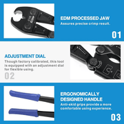 IWS-16C Australian Pex Crimping Tool for 16mm Copper Pex Crimp Rings PEX Pipe Tools iCrimp