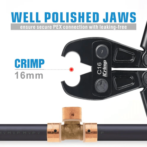 IWS-16C Australian Pex Crimping Tool for 16mm Copper Pex Crimp Rings PEX Pipe Tools iCrimp