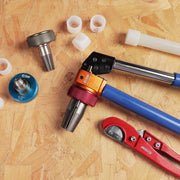 IWS-1960DT ProPEX Expansion Tool Kit, Sized 1/2,3/4,1-inch,Auto Rotation PEX-a Tubing Expander PEX Pipe Tools IWISS TOOLS