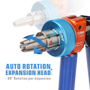 IWS-1960DT ProPEX Expansion Tool Kit, Sized 1/2,3/4,1-inch,Auto Rotation PEX-a Tubing Expander PEX Pipe Tools IWISS TOOLS