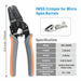 IWS-2412M Open Barrel Crimping Tools Works on AWG24-12 JAM, Molex, Tyco, JST Terminals and Connectors Crimping Tools IWISS