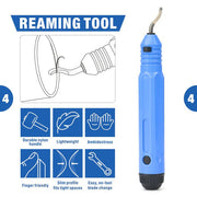 IWS-3858C Copper Tube Expansion Tool Kit for 3/8" to 1-5/8" HVAC Refrigeration Tubing, with Deburring Tool and Pipe Cutter Copper Pipe Tools iCrimp
