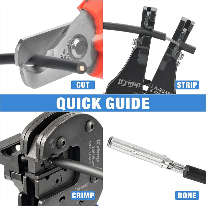 Quick guide of Solar Crimping Tool Kit