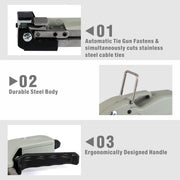 LY-600N Stainless Steel Zip Tie Gun Cable Tie Guns IWISS TOOLS