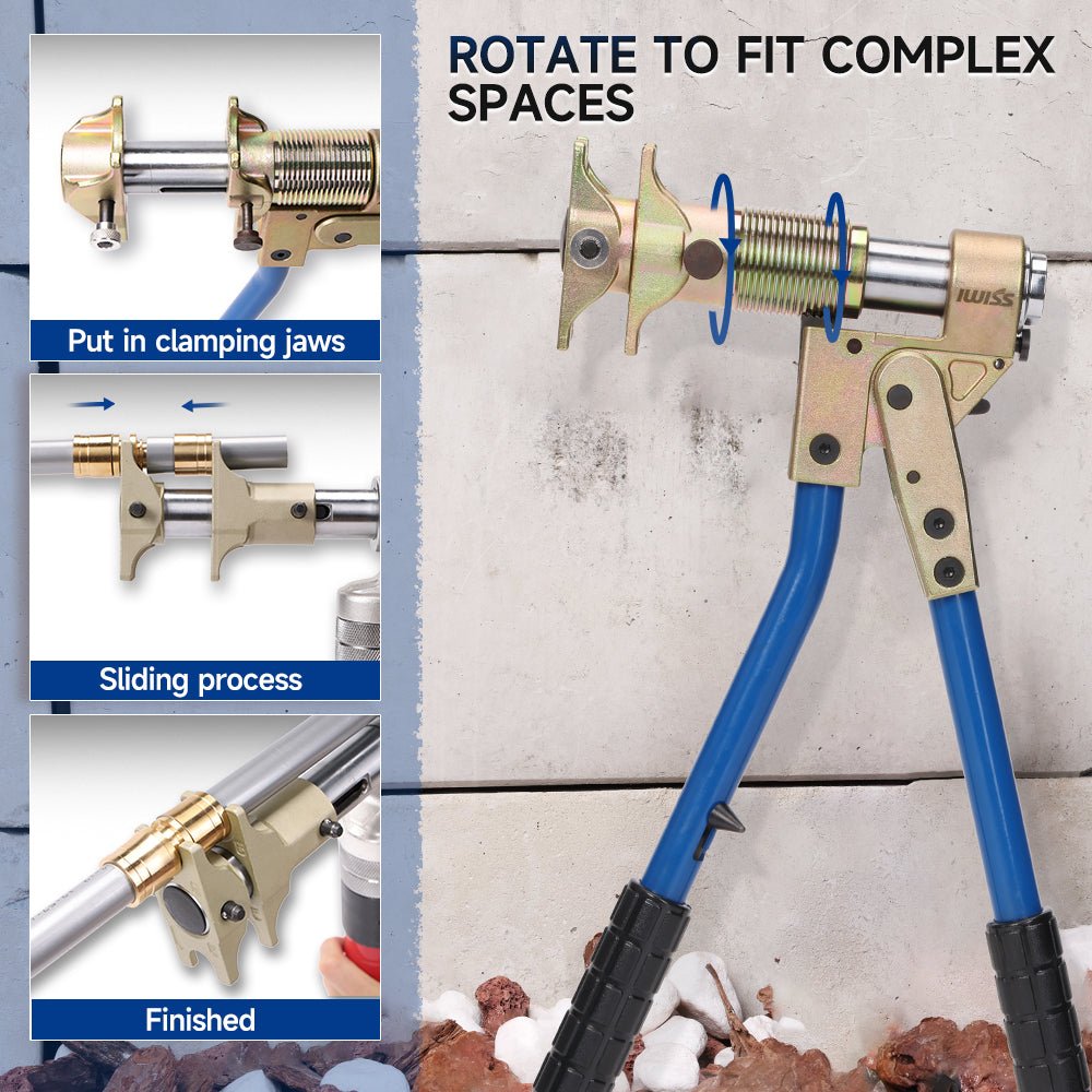 Manual Pipe Axial Press Sliding Tool For S3.2 S4 PEX/PAP Pipe
