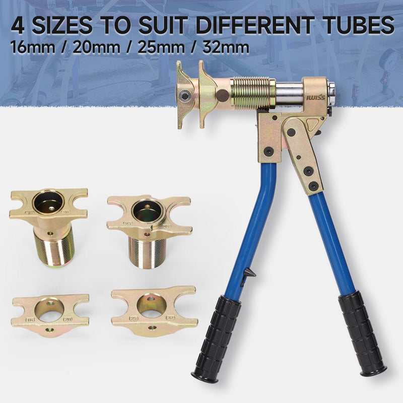 IWS-1232-4 Manual Pipe Axial Press Sliding Tool For S3.2 S4 PEX/PAP Pipe PEX Pipe Tools IWISS TOOLS