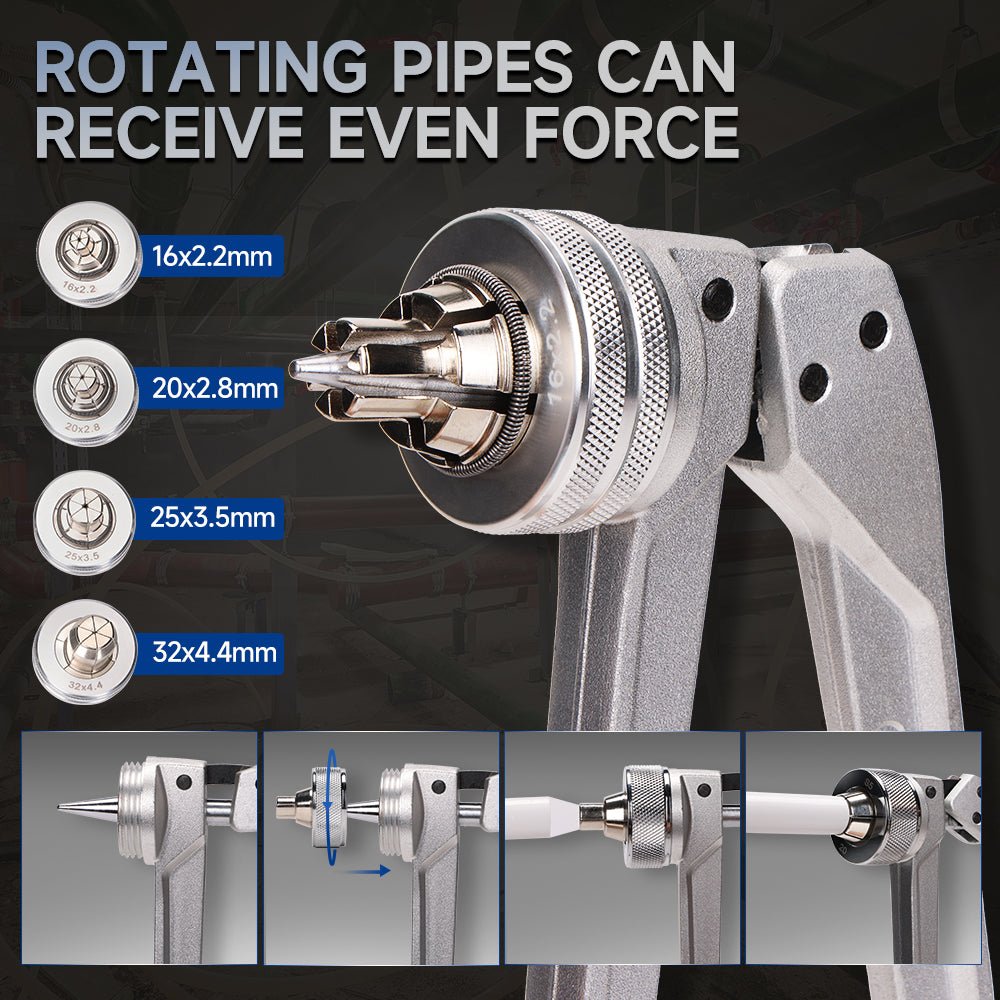 Manual Pipe Axial Press Sliding Tool For S3.2 S4 PEX/PAP Pipe