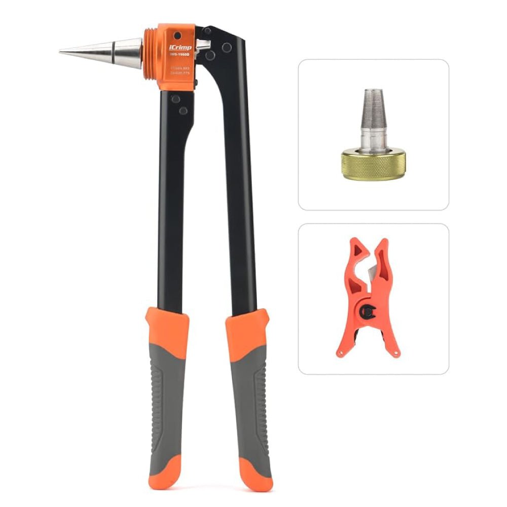Outil d'expansion PEX avec têtes à rotation automatique de 3/4 po ...
