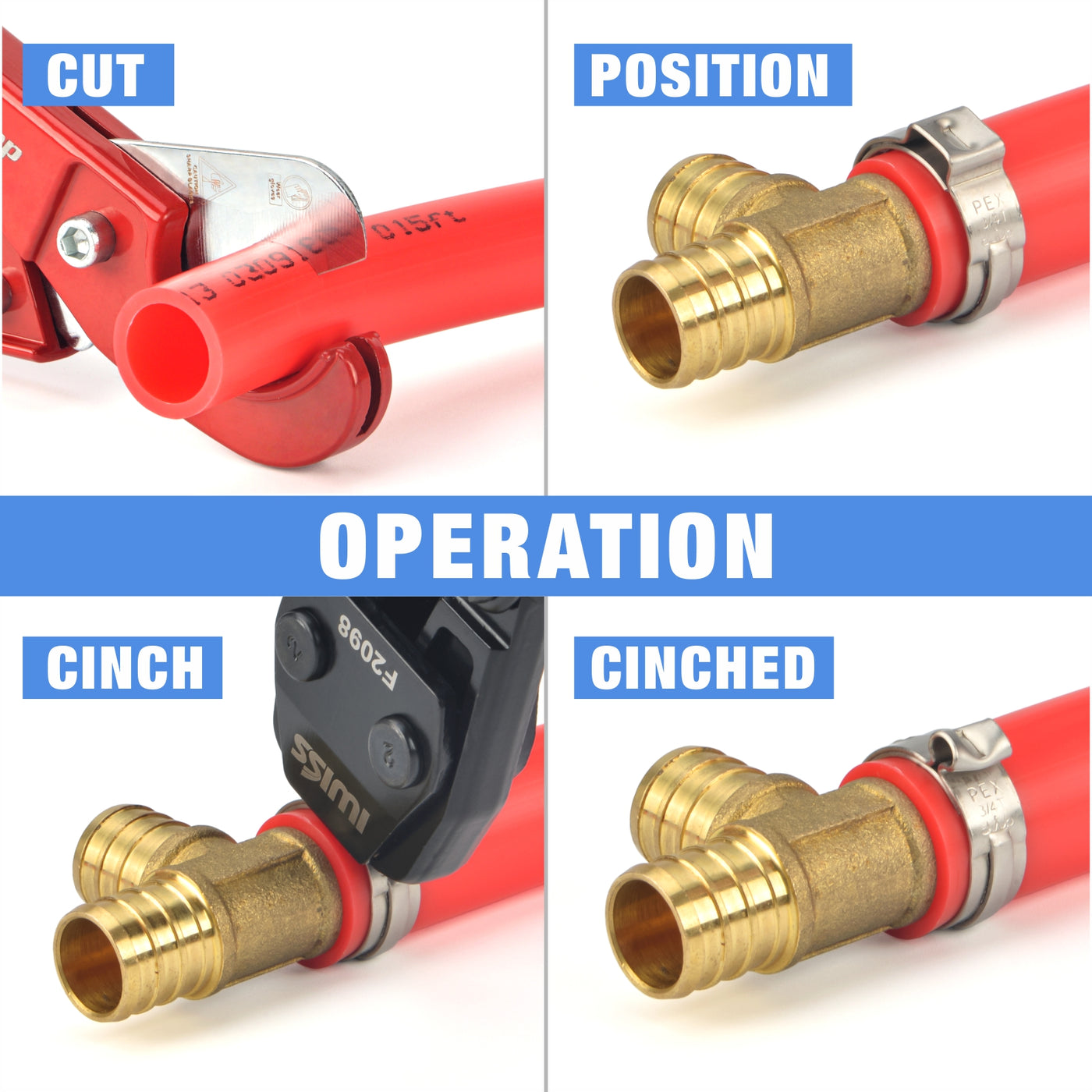 PEX Pipe Crimping Tool for Stainless Steel Clamps at Wholesale Price