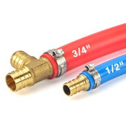 KG-1096 KIT PEX Pipe Clamp Cinch Tool Crimping Tool for Stainless Steel Clamps from 3/8-inch to 1-inch with 1/2-inch 20PCS and 3/4-inch 10PCS SS PEX Clamps PEX Pipe Tools iCrimp