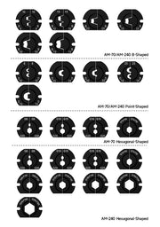 AM-70/AM-240 Pneumatic Crimper for Battery Cable Lugs Pneumatic Crimping Machines IWISS TOOLS