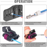 WR01 MP150 MP480 Extractor Tool, Removal Tools for Weather Pack and Metri-Pack Connectors-3 Pack Insertion & Removal Tools IWISS