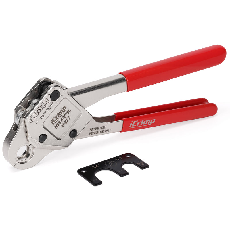 SL-1/2 Stainless Steel Sleeves Compact Pressing Tool,compatible with Viega PureFlow Press fittings