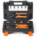 SN-PM Quick Change Ratcheting Crimper Tool Kit, Automotive Service Kit, Crimping IWS4 Connector, Insulated & Non-insulated Terminal, Dupont Connector Hand Crimping Pliers iCrimp