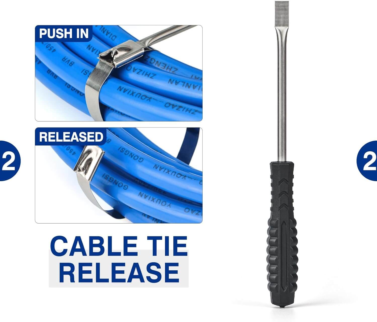 Stainless Steel Cable Tie Gun — IWISS TOOLS