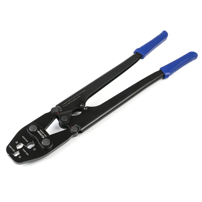 IWS-25500A Battery Lugs and Open Barrel Connectors Crimping Tools with capacity of 250A~500A Hand Crimping Pliers Iwiss Tools