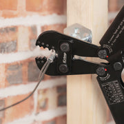 ICP-1608MTK Wire Rope Crimping Tool Kit with Wire Rope Swager, Wire Rope Cutter and Aluminum Loop Sleeves 3/64'',1/16'',5/64'', 3/32'',7/64'',1/8'' Wire Rope Swaging Tools iCrimp