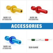 HD-2612D Deutsch Crimper for DT, DTM, DTP Connectors(12-26AWG), Size 20, 16, 12 Solid Contacts, Equivalent to HDT-48-00 Hand Crimping Pliers iCrimp