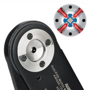 HD-2612 Deutsch Crimping Tool with Mountable Locator, for Solid Contacts(Size 12, 16, 20) Deutsch DT, DTM, DTP Connectors, Amphenol AT Pins Hand Crimping Pliers iCrimp