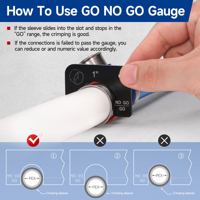 SL-1 Kompaktes Presswerkzeug für Edelstahlhülsen, kompatibel mit Viega PureFlow Press Fittings