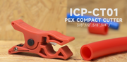 ICP-CT01 PEX Pipe Cutter for 3/8’’, 1/2’’, 3/4’’, 5/8’’, 1’’ PEX & PVC Pipes, Radial PEX Tubing Cutting Tool with Extra Blade Pipe Cutters iCrimp