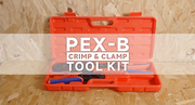 ICP-PK01 KIT PEX Crimping Tool Set for Copper Crimp Ring and PEX Cinch Clamp, Crimping and Removing PEX Crimp Fittings 1/2'', 3/4'', 1'', 7 Pieces PEX Pipe Tools iCrimp