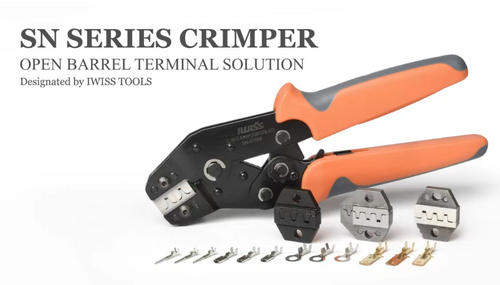 SN-48B Pin Crimping Tools 3.96/4.8/5.08/6.3 mm 26-16AWG Crimper 0.14-1.5mm² for Dupont & JST-SM Molex Connectors and Terminals Hand Crimping Pliers iCrimp