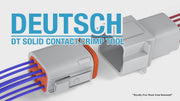 IWD-1620 Deutsch Size 16 Crimper, Solid Barrel Contact & Circular Connector Contacts Crimping Tool, 8 Indents Wire Crimper, AWG16-20 Hand Crimping Pliers iCrimp