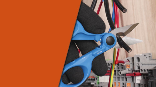 IWE-35 Cable Scissors with Stripping and Crimping Function Electricians' Shears Cable Stripper & Wire Cutters IWISS