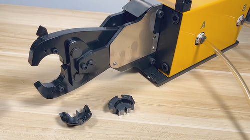 AM-70/AM-240 Pneumatic Crimper for Battery Cable Lugs Pneumatic Crimping Machines IWISS TOOLS